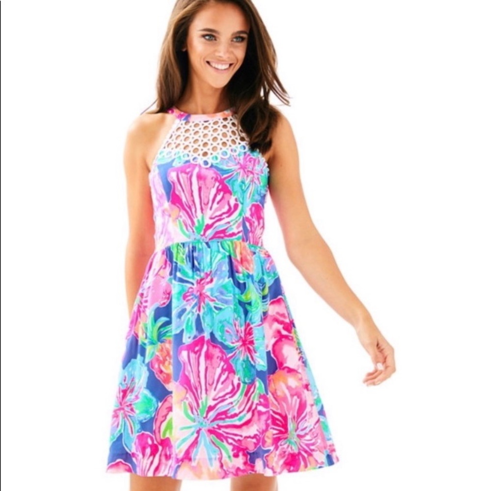 Lilly Pulitzer Kinely dress in jungle utopia sz 4